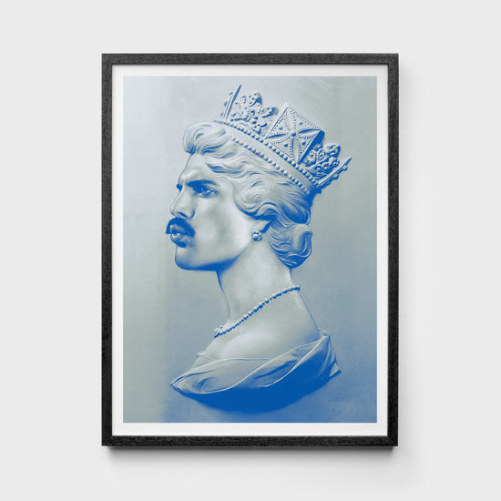 Freddie XL Blue | Freddie Mercury Print