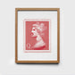 Freddie Stamp Red | Freddie Mercury Print