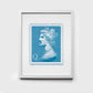 Freddie Stamp Blue | Freddie Mercury Print