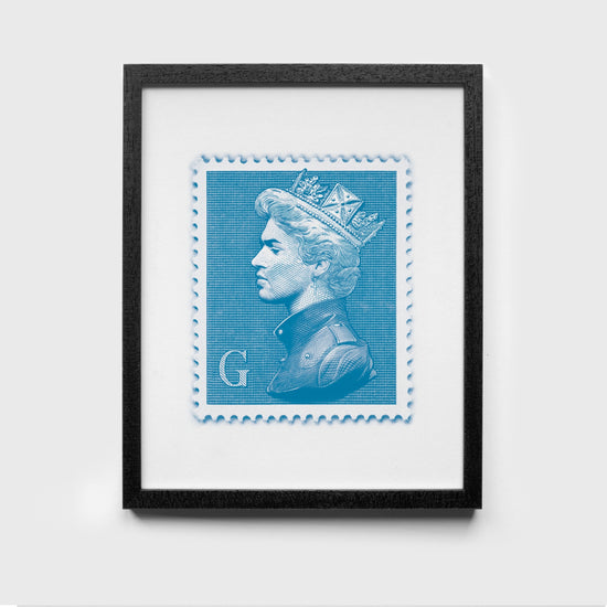 George Stamp Blue | George Michael Print