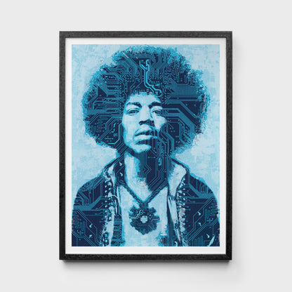 Electric Blues | Jimi Hendrix Print