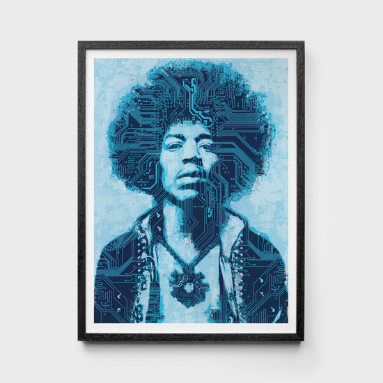 Electric Blues | Jimi Hendrix Print