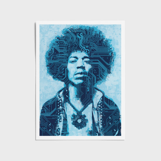 Electric Blues | Jimi Hendrix Print
