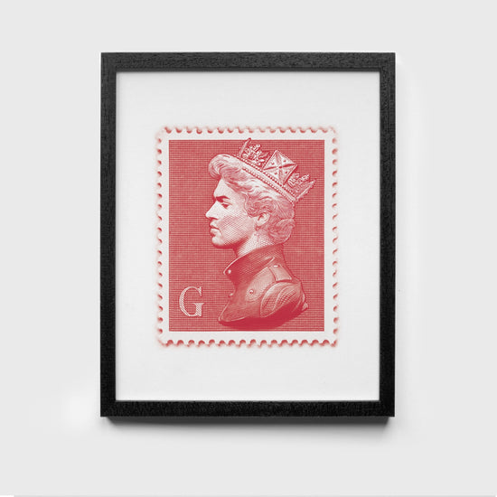 George Stamp Red | George Michael Print